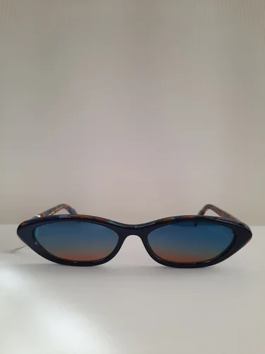 Sonnenbrille Blau-Lachs